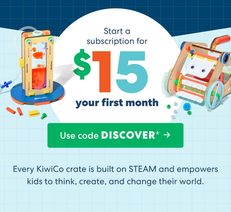 Start a subscription for $15 your first month Use code DISCOVER