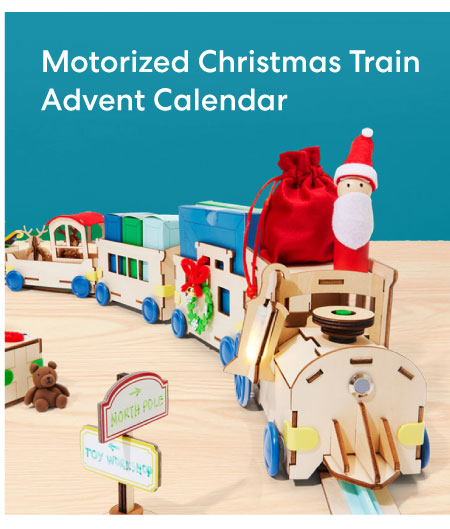 Motorized Christmas Train Advent Calendar