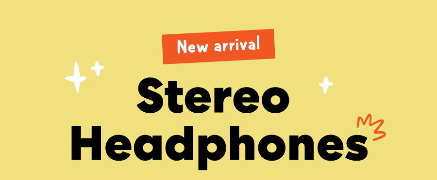 New Arrival! Stereo Headphones