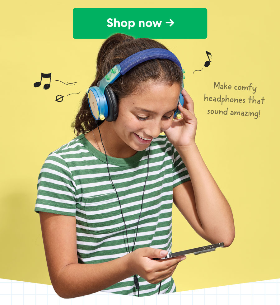 Shop now! Make comfy headphones that sound amazing!