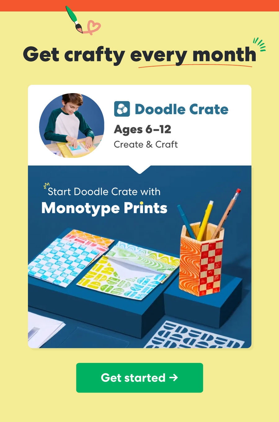 Get crafty every month
