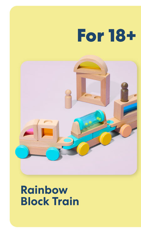 Rainbow Block Train
