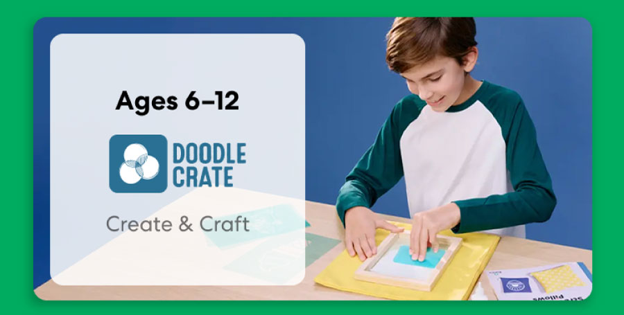 Teen creating an advanced KiwiCo project. Ideal for ages 6 to 12 to spark creativity and innovation.