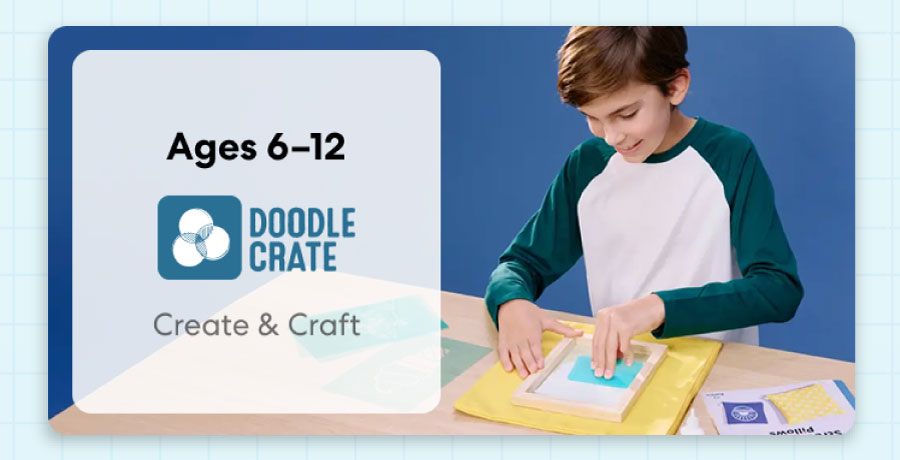 Teen creating an advanced KiwiCo project. Ideal for ages 6 to 12 to spark creativity and innovation.