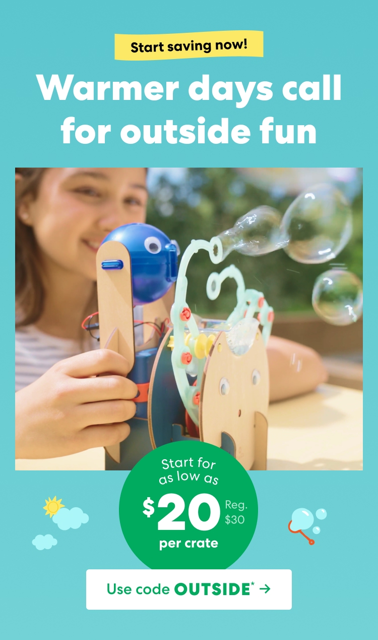 Warmer days call for outside fun
