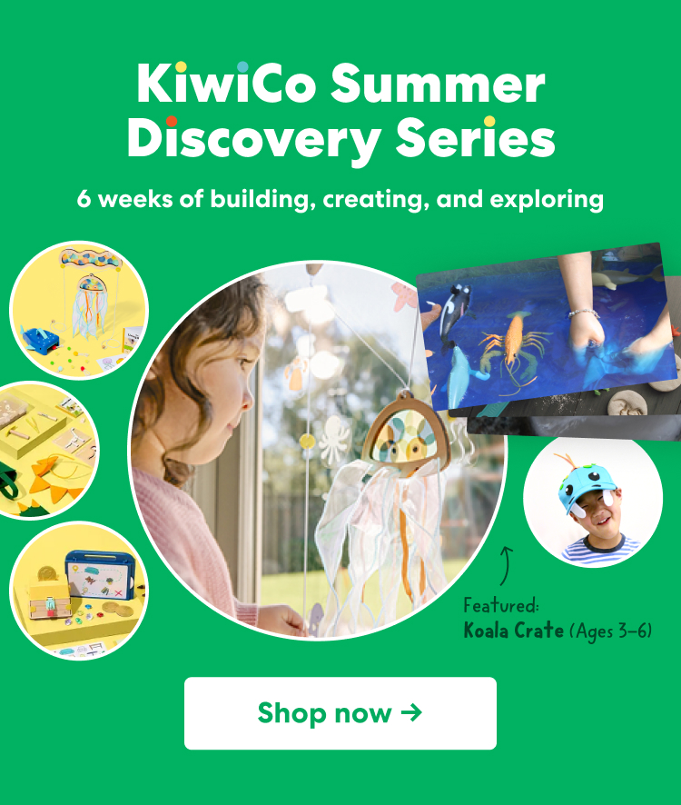 KiwiCo Summer Discovery Series: 6 weeks of building, creating, and exploring.