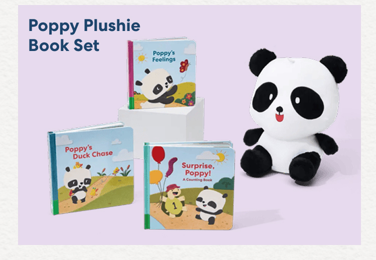 Poppy Plushie Book Set