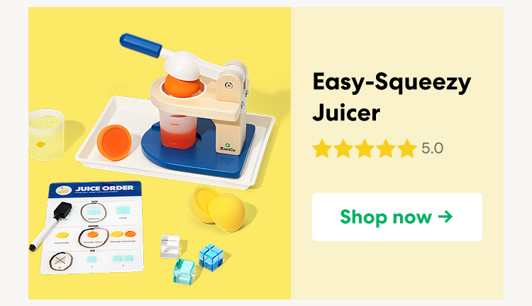 Easy-Squeezy Juicer: Measure out early math with pretend play! 