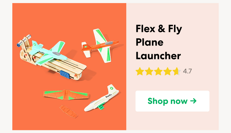 Flex & Fly Plane Launcher: Build a launch lever that will send planes soaring, then put together a spring-powered runway for high-speed takeoff