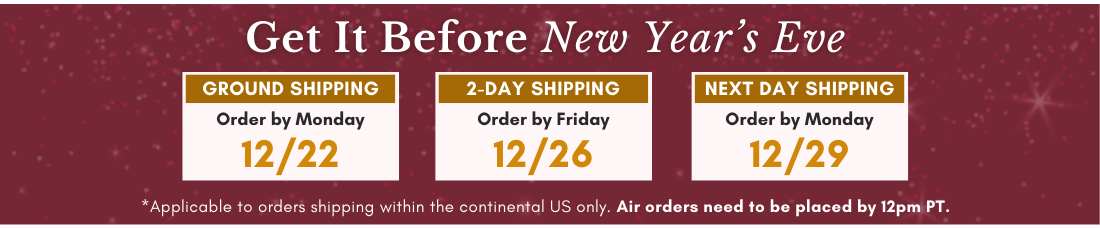New Years Shipping