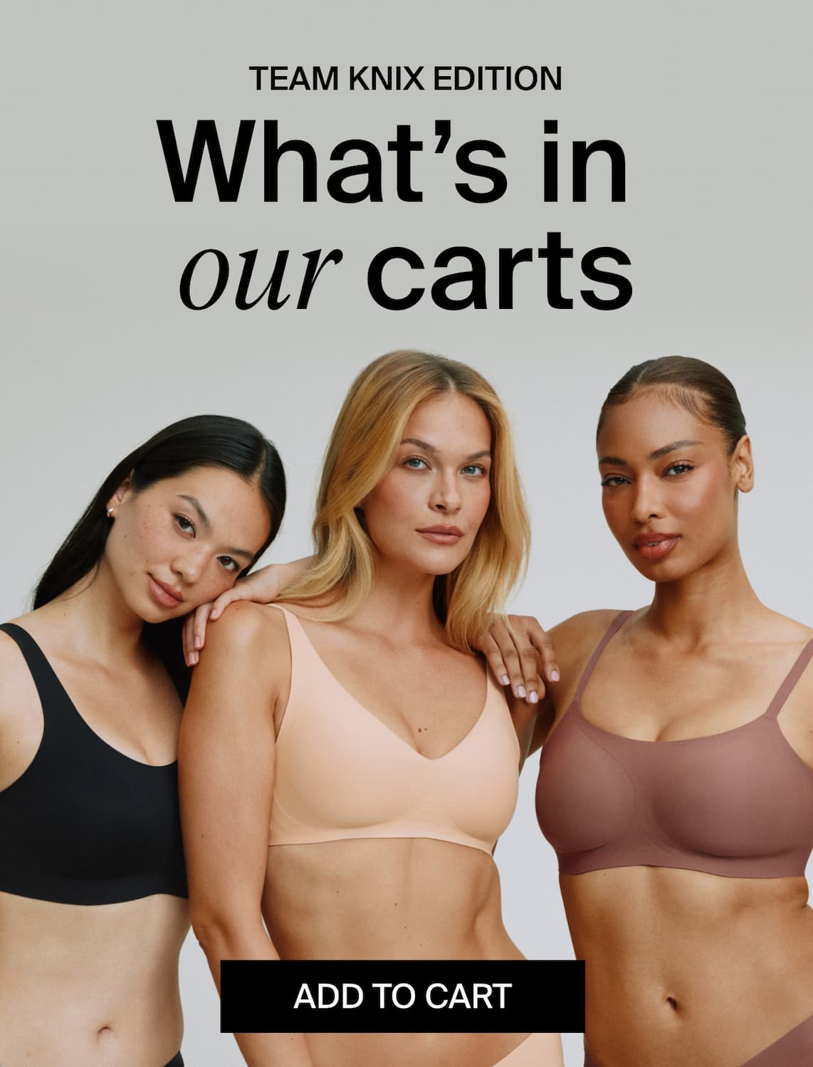 TEAM KNIX EDITION. What's in our carts. ADD TO CART