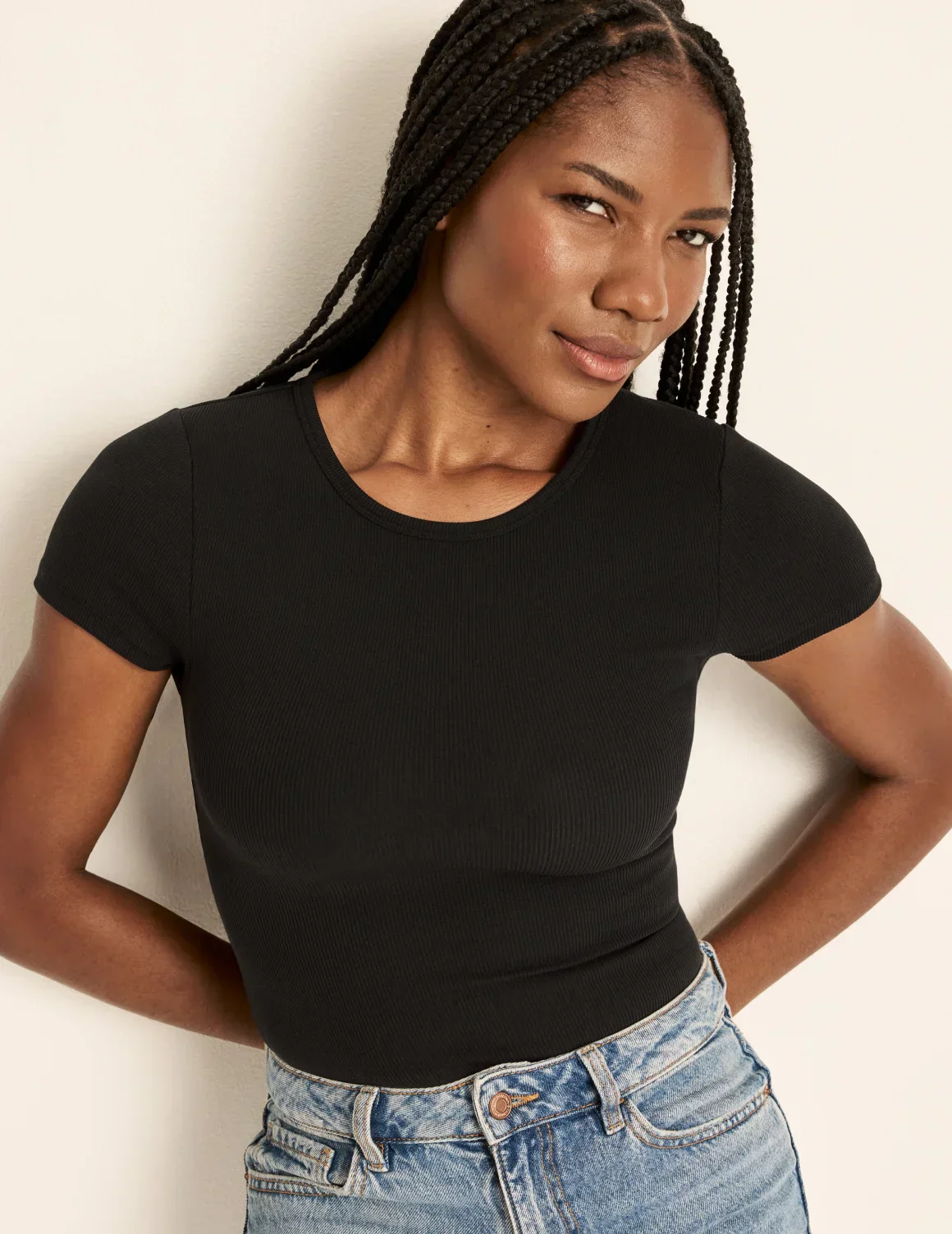 Image of SculptRib™ Cotton T-Shirt