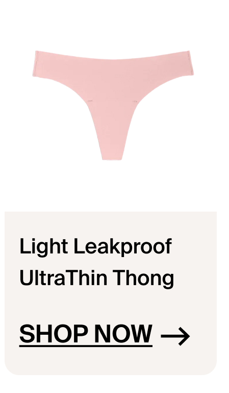 Light Leakproof UltraThin Thong