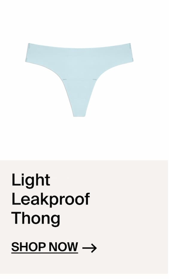 Light Leakproof Thong Shop Now
