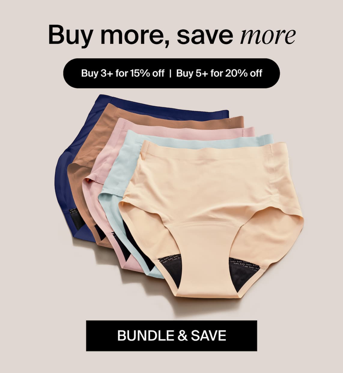 Refresh your top drawer. Bundle & Save