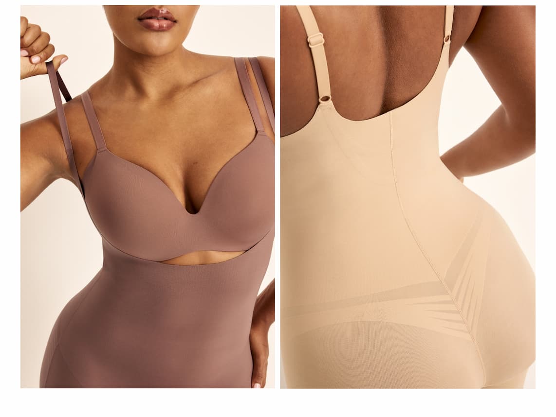 Image: showcasing the variety of shapewear options including bust