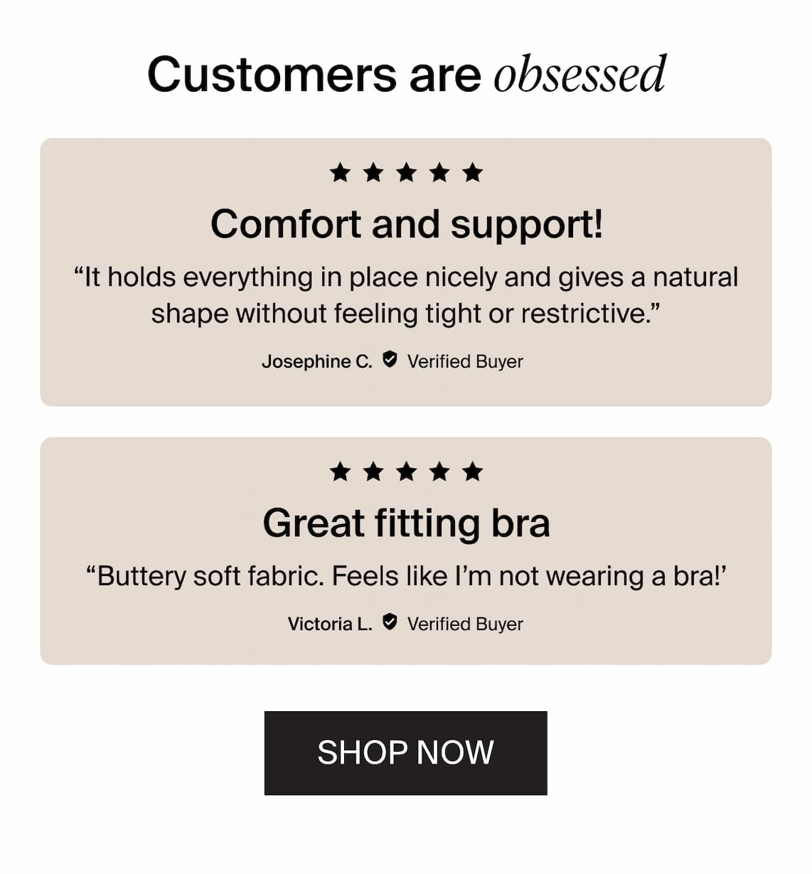 Customers are obsessed! Over 15K 5 star reviews. 