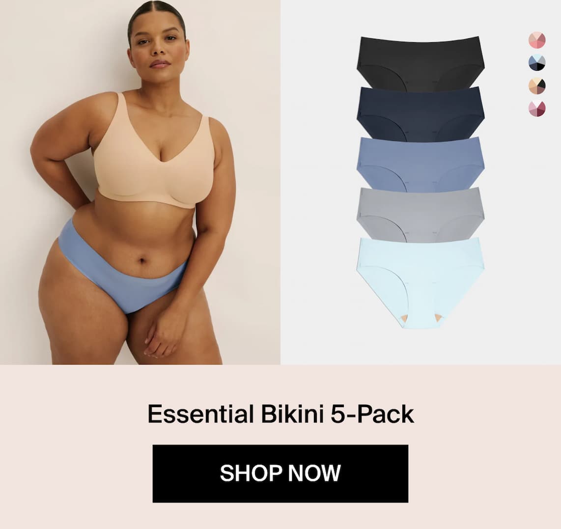 Essential Bikini 5-pack. Shop Now