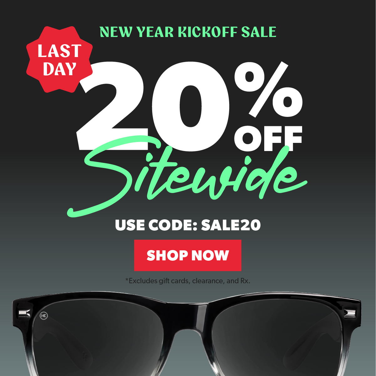New Year Kickoff Sale: 20% OFF Sitewide