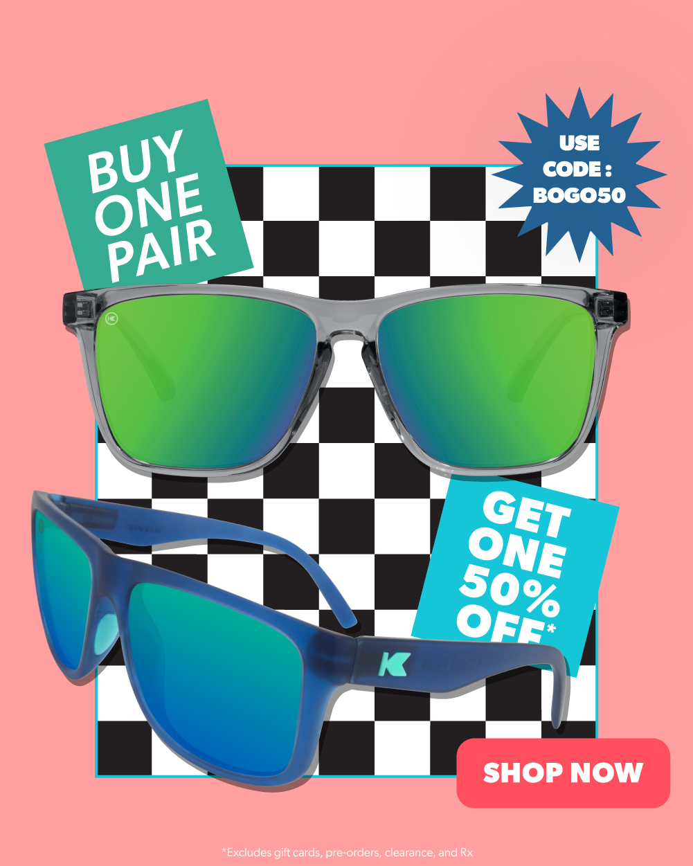 Buy 1, Get 1 50% OFF Sitewide