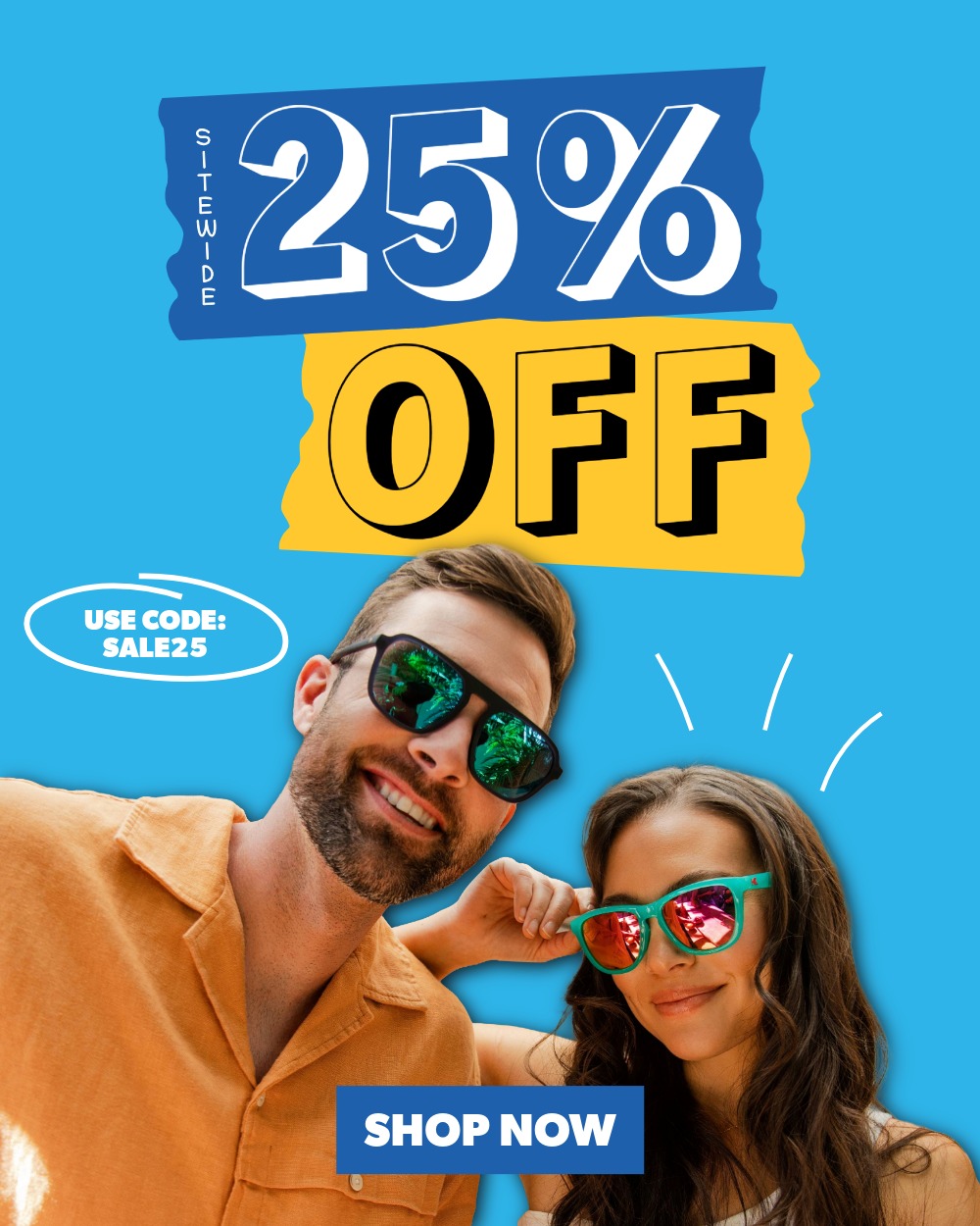 Sitewide 25% OFF