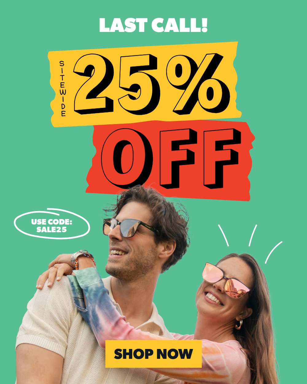 Sitewide 25% OFF