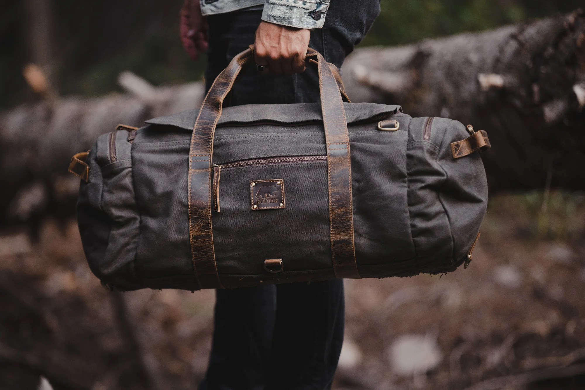 Image of 55L Nomad Canvas Duffel
