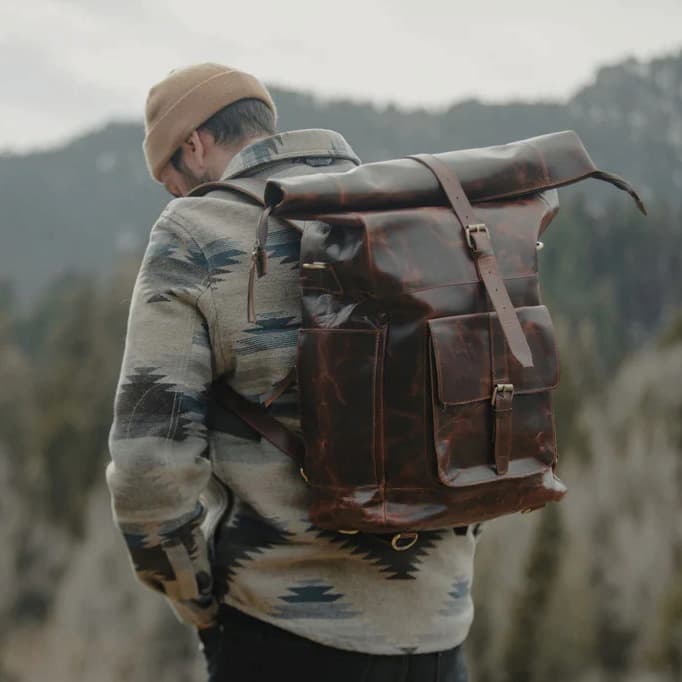 Kobuk Leather Backpack