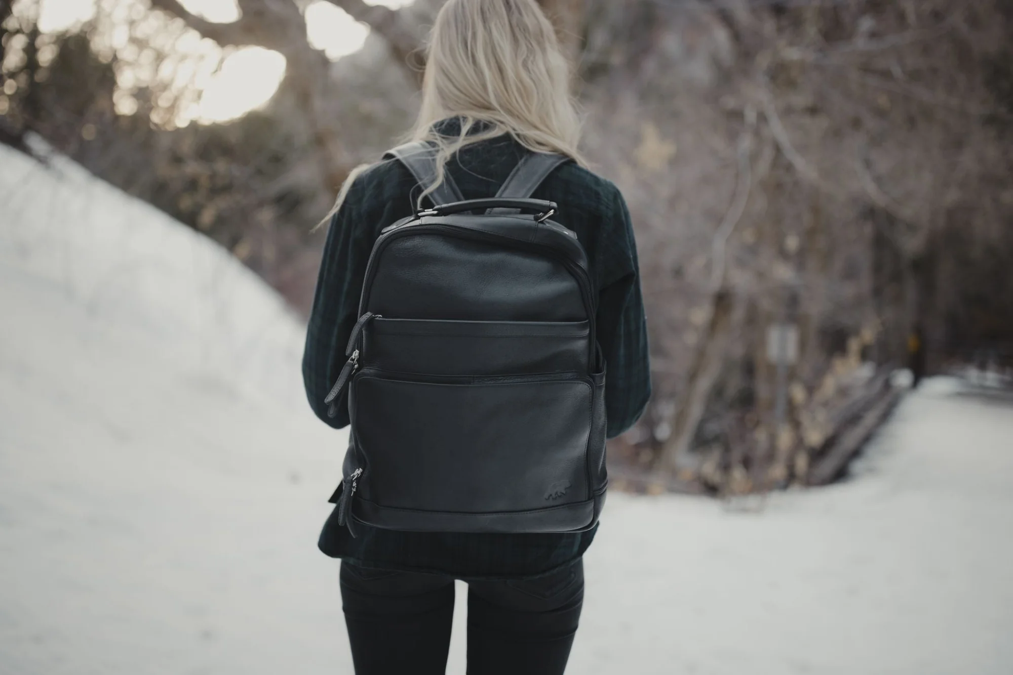 Image of Katmai Leather Backpack