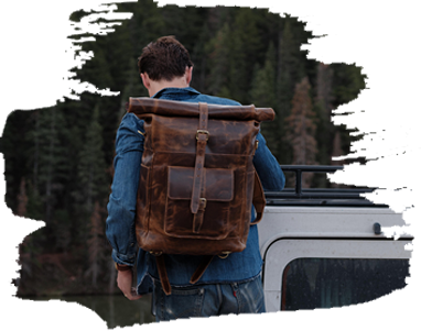 Kobuk Leather Backpack
