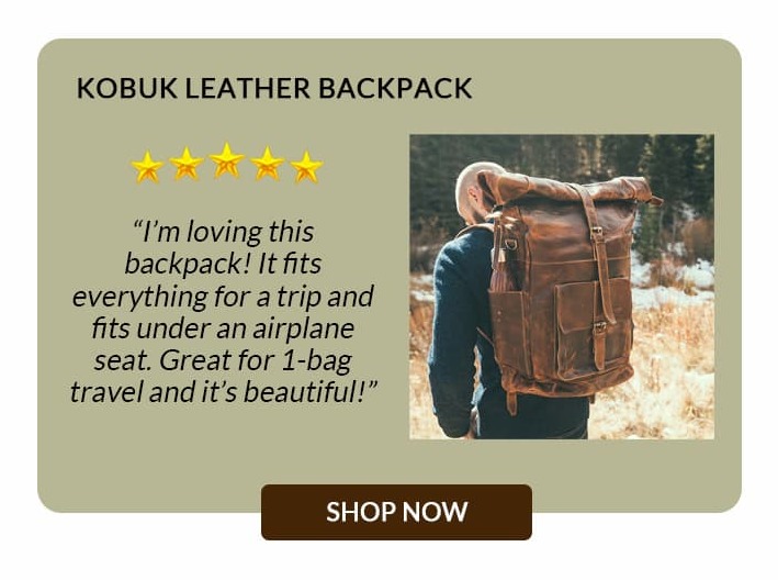 Kobuk Leather Backpack