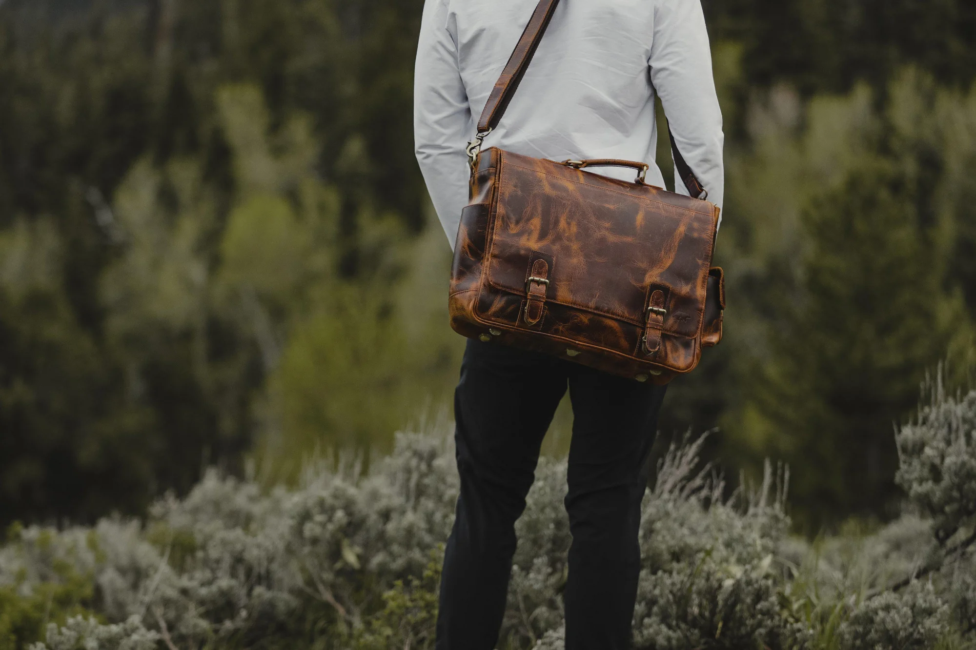 Image of Sitka Leather Messenger