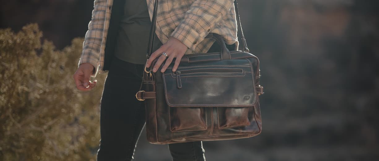The Best Seller - Buffalo Leather Pilot Bag