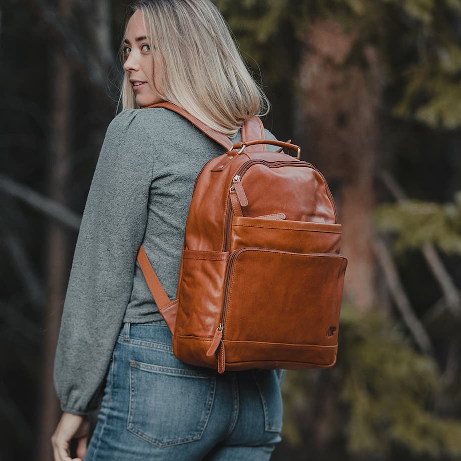 Katmai Leather Backpack