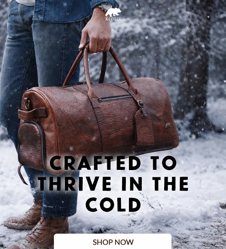 Rugged leather & canvas bags