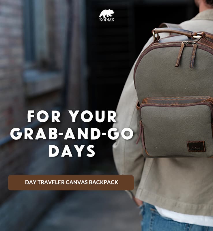 Own a Day Traveler Canvas Backpack
