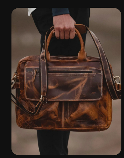 Buffalo Leather Pilot Bag
