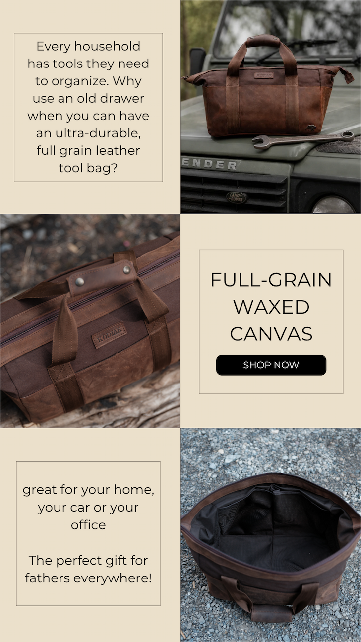 Leather Utility Tool Bag