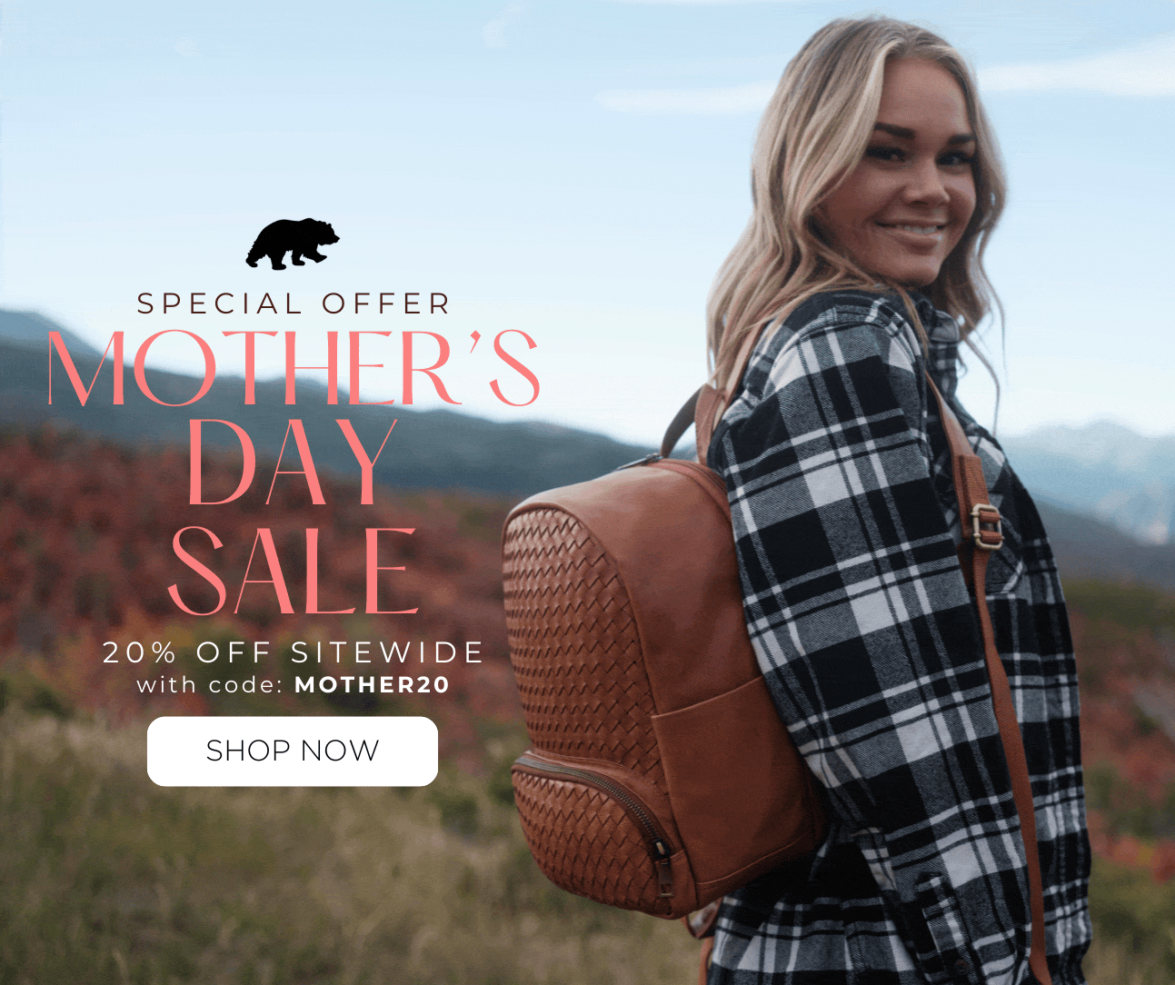 Mothers day sale 20% off with code MOM20