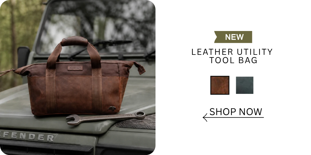 Leather utility bag