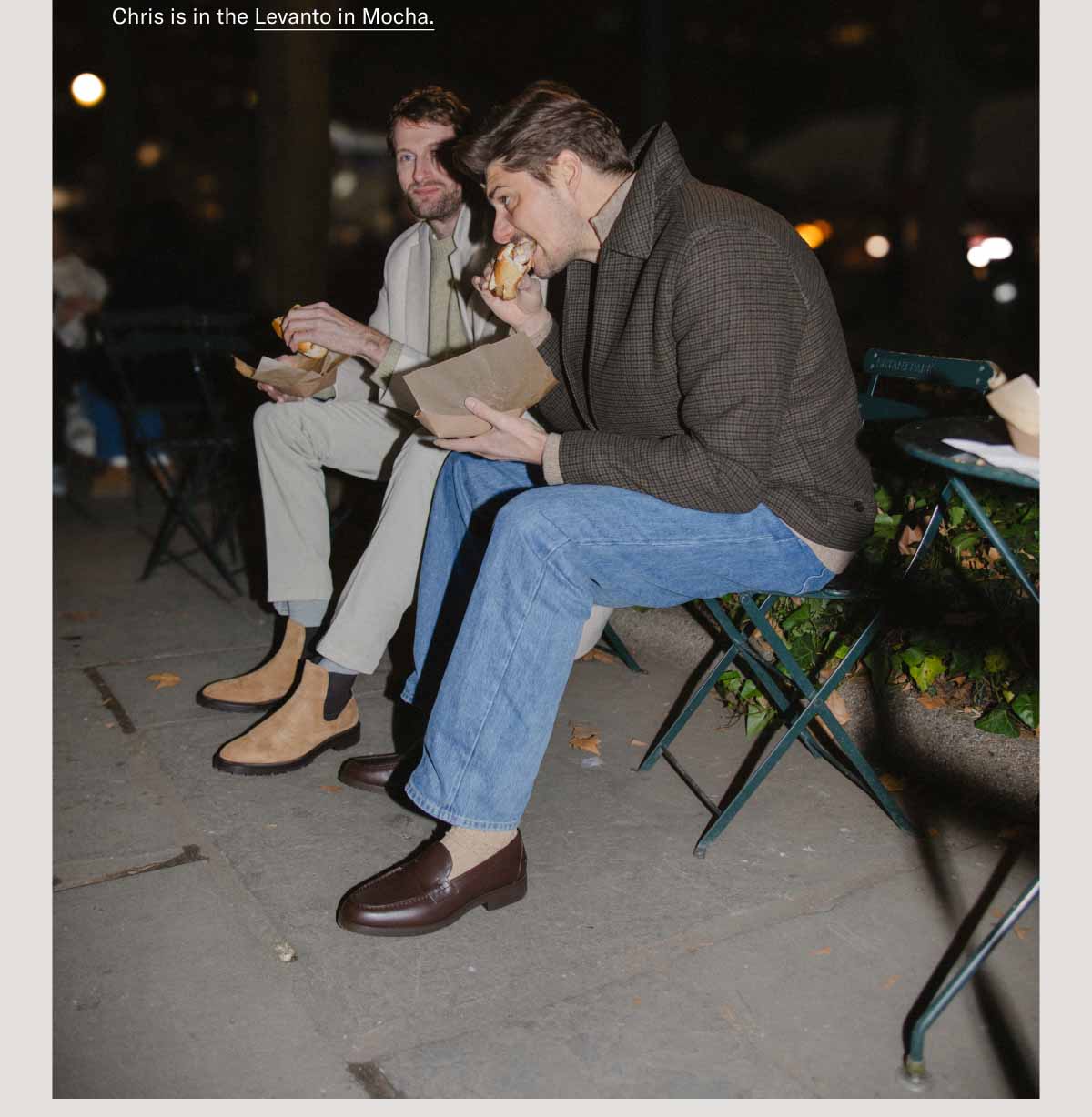 Chris is in the Levanto in Mocha.