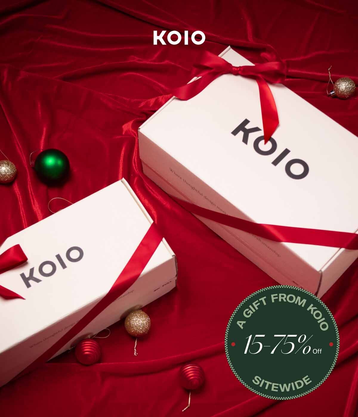 KOIO A gift from Koio 15-75% off sitewide