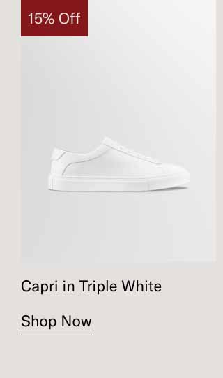 Capri in Triple White. Shop Now