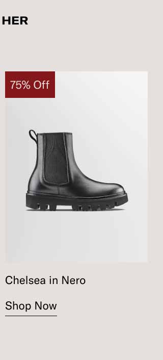 Chelsea in Nero. Shop Now