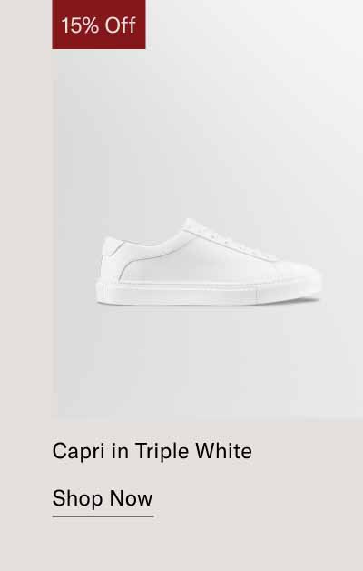 Capri in Triple White. Shop Now