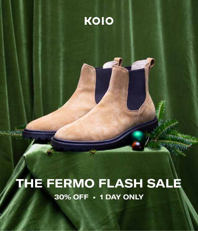 KOIO The Fermo Flash Sale 30% Off • 1 Day Only