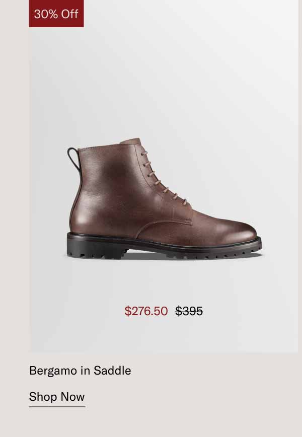 Bergamo in Saddle. Shop Now