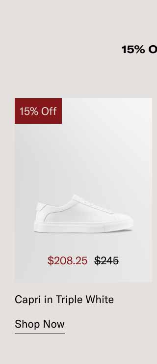 Capri in Triple White. Shop Now