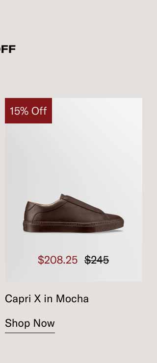 Capri X in Mocha. Shop Now