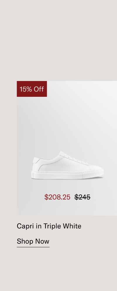 Capri in Triple White. Shop Now